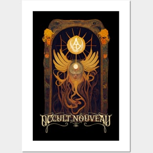 Occult Nouveau - The Rising Phoenix of Alchemy Posters and Art